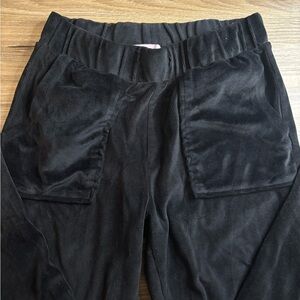 Black Velvet Pants